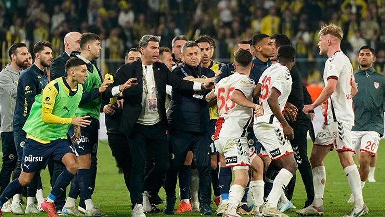 Samsunspordan TFFye resmi Fenerbahçe başvurusu Saldırısı kameralarla tespit edilmiştir