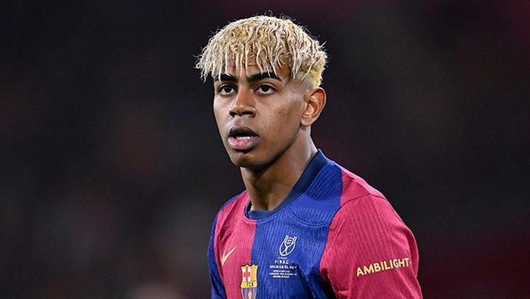 Lamine Yamal shows off a new look in the Barcelona vs Real Madrid final