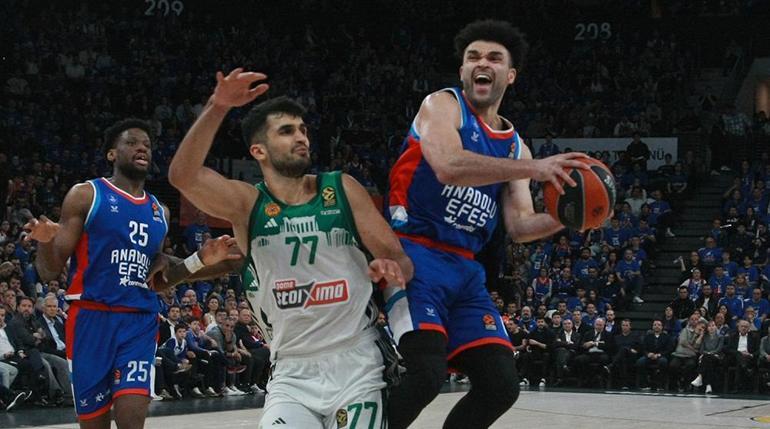 (ÖZET) Anadolu Efes - Panathinaikos maç sonucu: 85-82 | Seri 2-2ye geldi