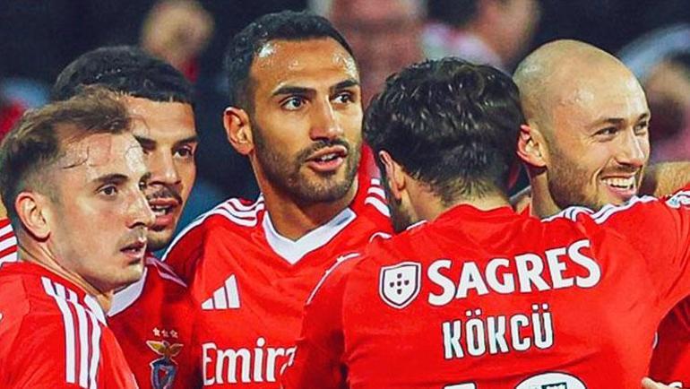 Orkun Kökçü asist yaptı Benfica deplasmanda 3 puanı aldı | Estoril - Benfica maç sonucu: 1-2