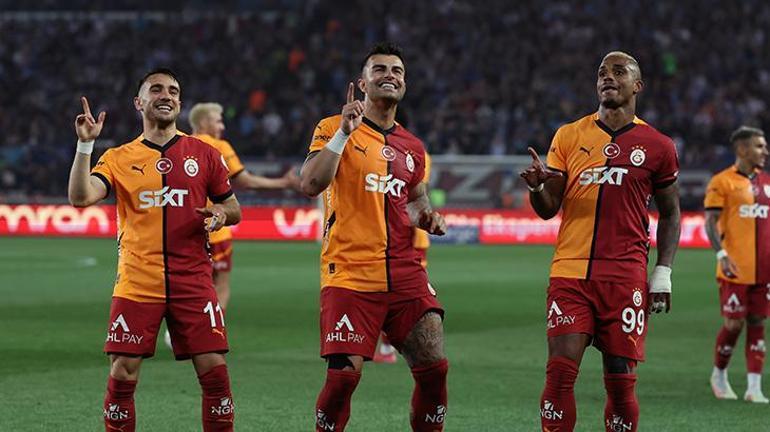 Galatasarayda Abdülkerim Bardakcı kilidi açtı: Dansını yaptı Trabzonspora karşı sahneye çıktı