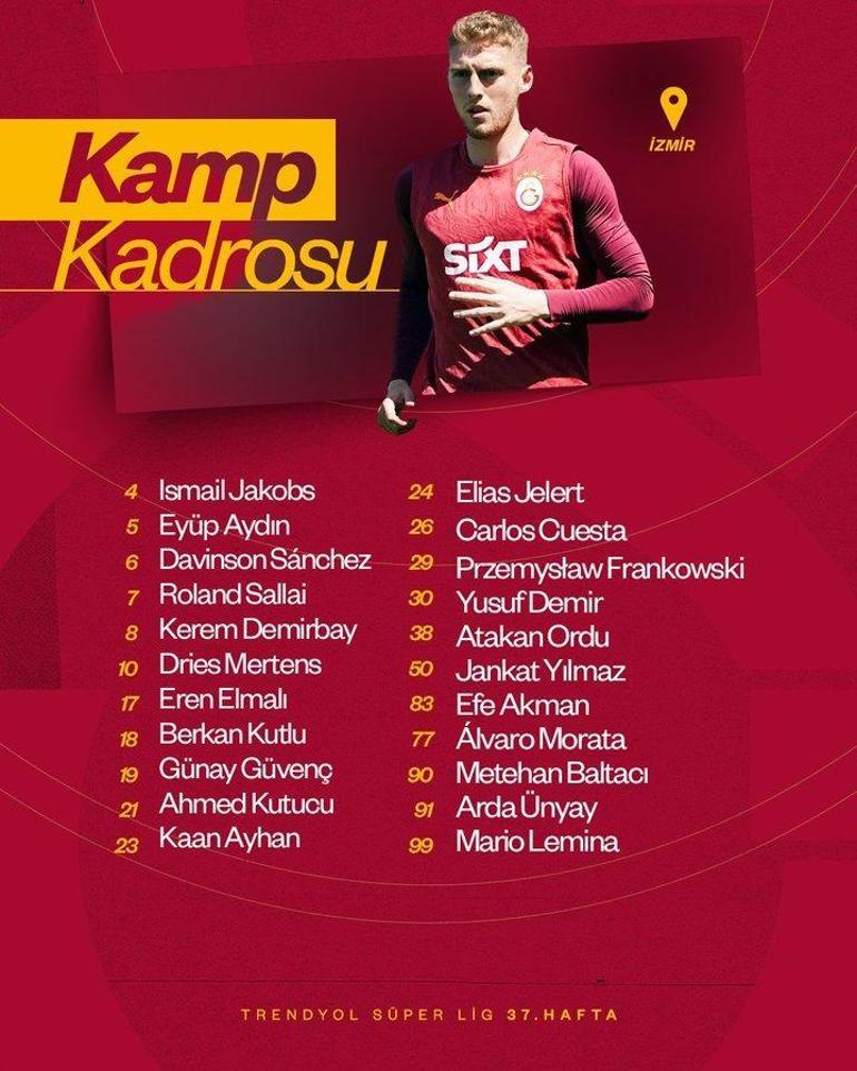 Galatasaraydan Göztepe maçı öncesi sürpriz Victor Osimhen kararı