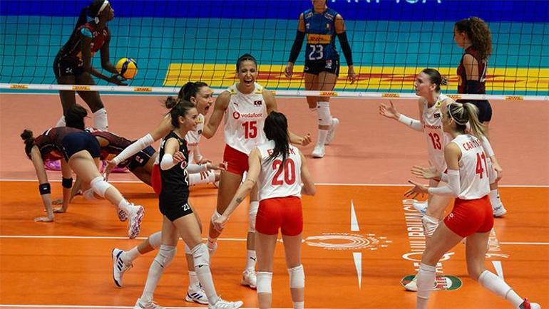 Filenin Sultanları Hollandayı set vermeden devirdi Maç sonucu: Türkiye 3-0 Hollanda