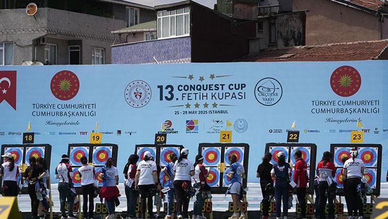 13. Uluslararası Fetih Kupasına klasik yay sıralama ve eleme atışlarıyla devam edildi