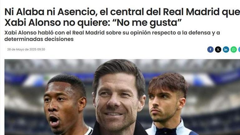 Xabi Alonso: Bu durumdan hoşlanmıyorum Stoper ve Arda Güler kararı ortaya çıktı, Real Madridde sıcak saatler...