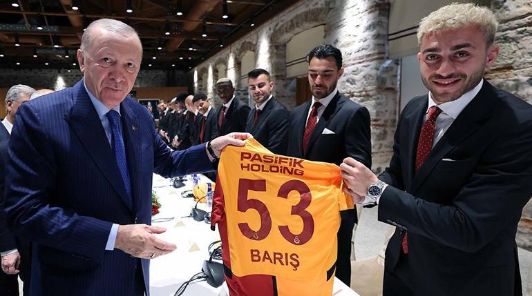 Cumhurbaşkanı Erdoğan şampiyonu kabul etti