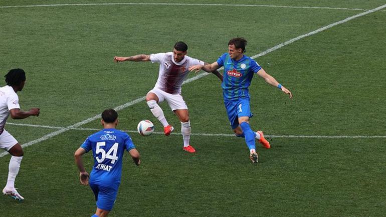 (ÖZET) Gol düellosunda kazanan Çaykur Rizespor Flaş Vedat Muriqi detayı | Çaykur Rizespor 5-2 Hatayspor maç sonucu