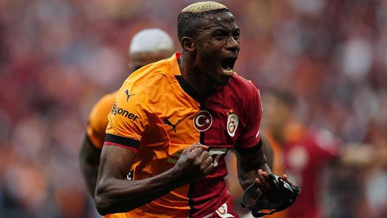 Şampiyon Galatasarayın yıldızı Victor Osimhen Süper Ligde gol kralı oldu