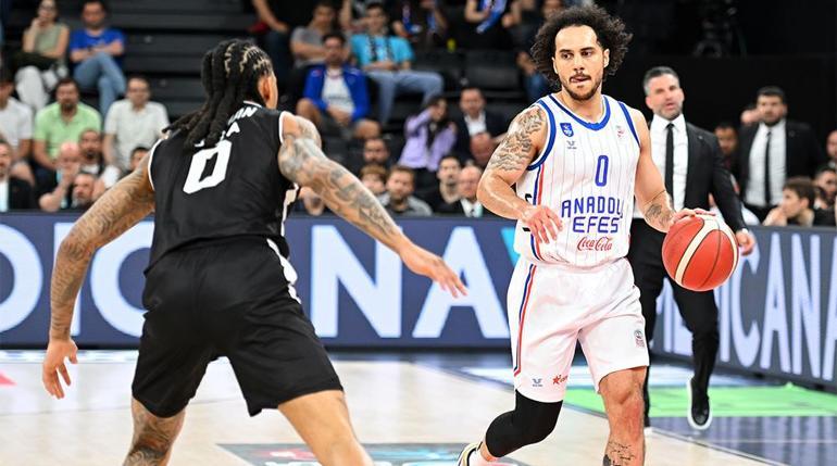 (ÖZET) Anadolu Efes - Beşiktaş Fibabanka maç sonucu: 94-87 | Efes, seride öne geçti