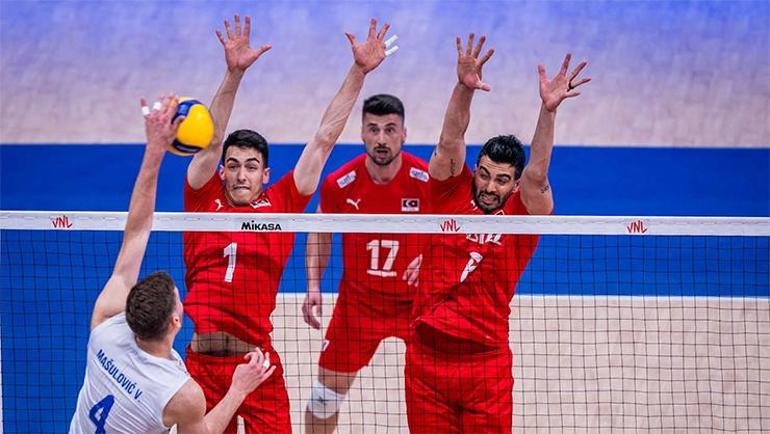 Filenin Efeleri Milletler Ligine buruk başladı Sırbistan 3-1 Türkiye maç sonucu