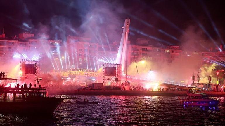 Göztepeden 100. kuruluş yıl dönümüne özel görkemli kutlama