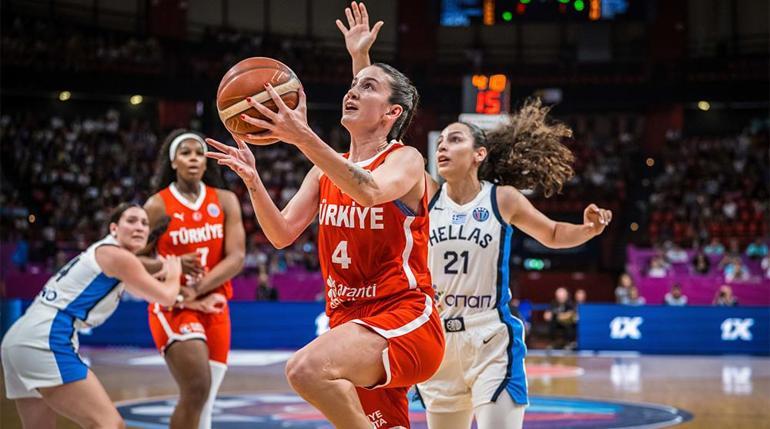 (ÖZET) Yunanistan - Türkiye maç sonucu: 72-83 | Potanın Perileri, EuroBaskette çeyrek finalde