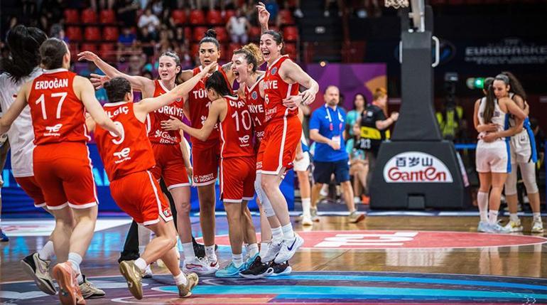 (ÖZET) Yunanistan - Türkiye maç sonucu: 72-83 | Potanın Perileri, EuroBaskette çeyrek finalde