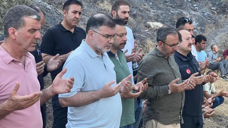 Kasapoğlu yangın bölgesinde