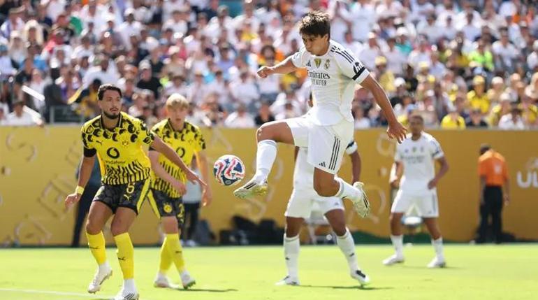 Real Madridde Arda Güler şov sürüyor Dortmunda karşı şık asistler
