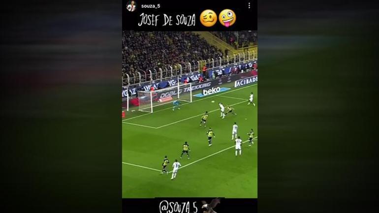 Josef de Souzadan Fenerbahçeli taraftarları çıldırtan paylaşım Sosyal medyadan mesaj yağdı