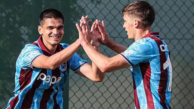 Trabzonsporun gençleri parladı Gelecek vaat eden performans