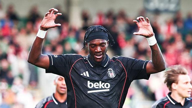Beşiktaşın yıldızı Tammy Abraham şov yaparak başladı İlk yarıda hat-trick yaptı