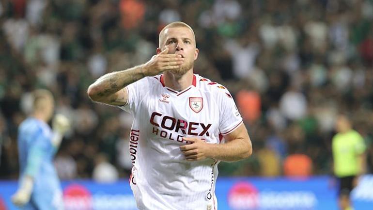 Samsunspor deplasmanda 3 puanı kaptı Kocaelispor - Samsunspor: 0-1
