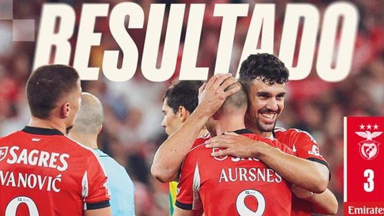 (ÖZET) Benfica, evinde hata yapmadı Portekiz ekibi, Tondelayı 3-0 mağlup etmeyi başardı