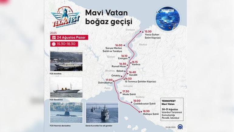 Mavi Vatanın muhafızları İstanbulu selamlayacak