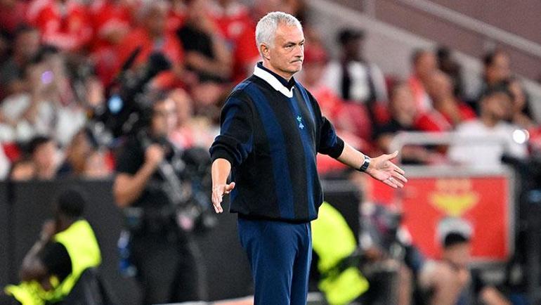 Fenerbahçede Mourinhodan Benfica yenilgisi sonrası ilk yorum: Avrupa Liginde hedef kupayı kazanmak