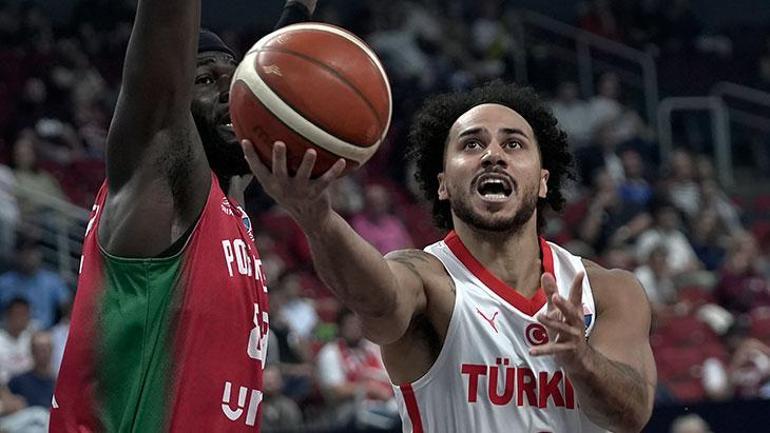 12 Dev Adamdan EuroBasket2025te 3te 3 Türkiye - Portekiz maç sonucu 95-54