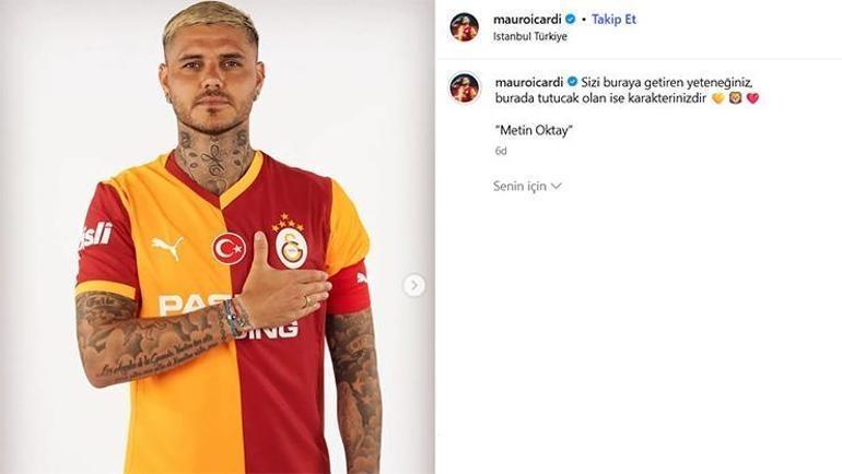 Mauro Icardiden bir gönderme daha Kerem Aktürkoğlunu paylaştı