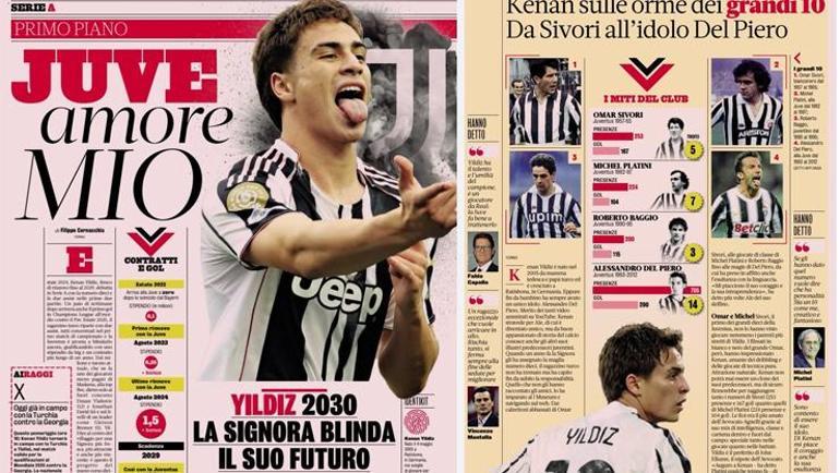 Yeni Juve Yıldızın etrafında doğacak Kenan Yıldız Juventusla sözleşme yeniliyor