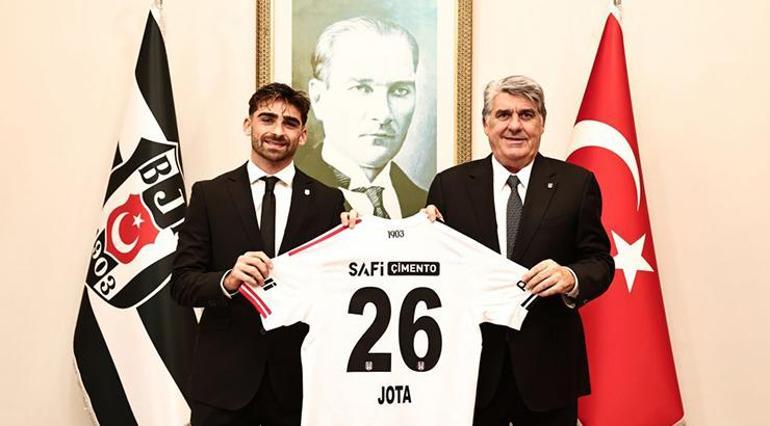 Beşiktaş Jotayı resmen açıkladı İşte forma numarası