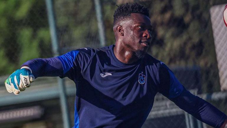 Yeni transfer Onana ilk antrenmanına çıktı Trabzonspor, Fenerbahçe maçı hazırlıklarını sürdürdü