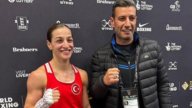 Milli boksör Buse Naz Çakıroğlu dünya ikincisi oldu Altın madalya Kazak boksöre...