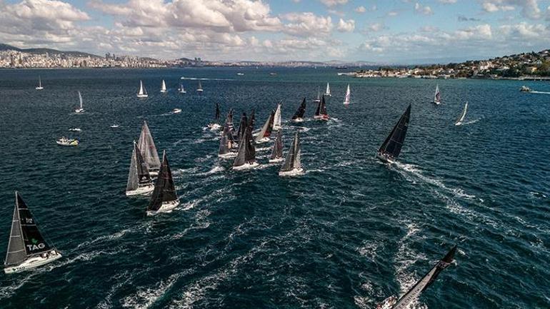 Bosphorus Cupta ikinci gün sona erdi, İstanbulun güney sahillerinde görsel şölen