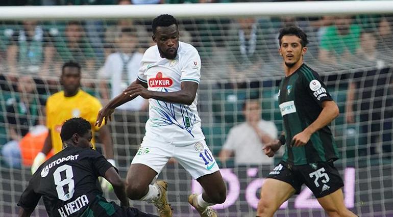 ZORLU MAÇTA KAZANAN ÇIKMADI (ÖZET)Kocaelispor-Rizespor maç sonucu: 1-1