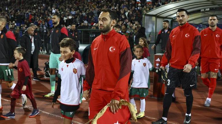 Hakan Çalhanoğlundan 100. milli maçında 2 asist Bulgaristanın şifresini kaptan çözdü