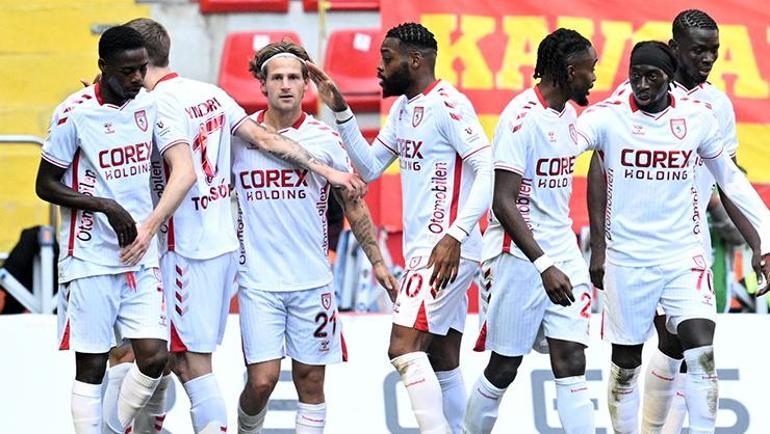 Samsunspor durdurulamıyor Kayserispor deplasmanında 3 golle 3 puan... (ÖZET | Kayserispor 1-3 Samsunspor)