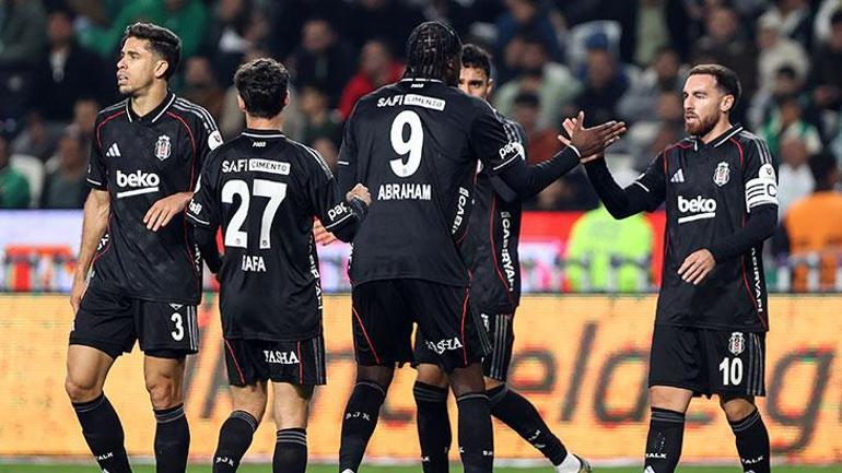 Beşiktaşta Ndidi sevinci; yeni kaptanlar kritik Konya deplasmanda sahne aldı