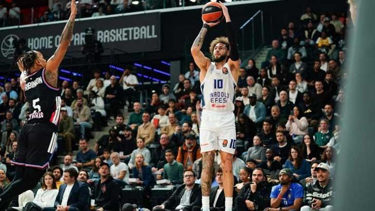 Paris Basketbolu Anadolu Efes durdurdu, Euroleaguede galibiyeti hatırladı (Maç Sonucu 80-90)