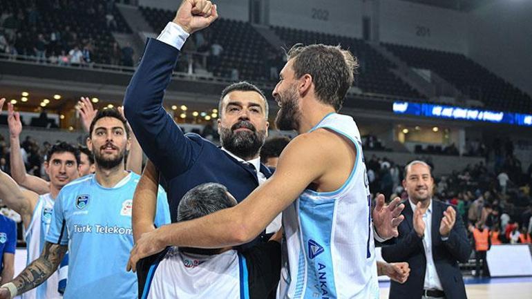 Ankara takımını alkışlıyor, Yunan ekibine 31 sayı fark Türk Telekom - Panionios maç sonucu 95-64