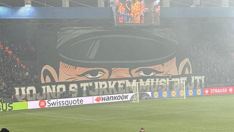 Viktoria Plzen-Fenerbahçe maçı öncesi skandal pankart