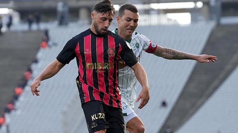 Çağdaş Atan Konyasporun başındaki ilk maçında mağlup... Üç stoperimiz yoktu