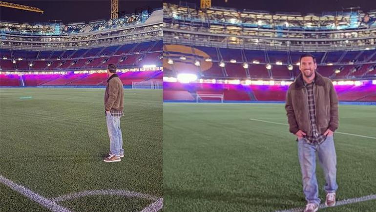 Lionel Messi Nou Campa geri döndü: Tüm kalbimle özlediğim...