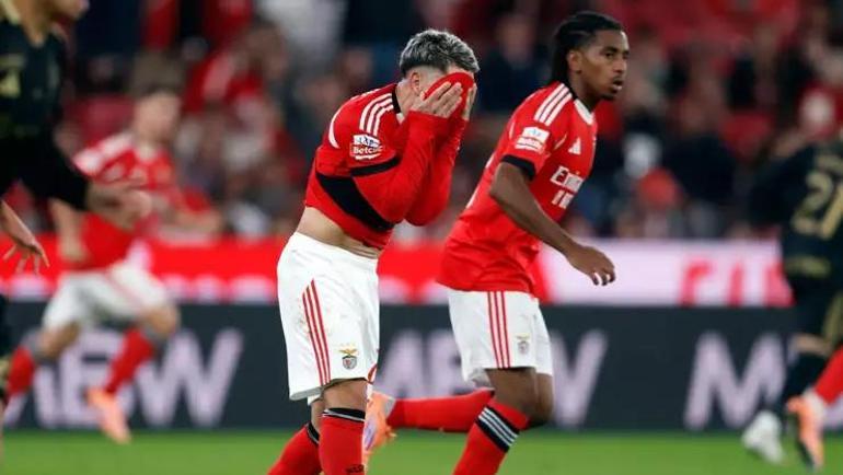 Mourinhodan büyük düşüş sürüyor Benfica da ilacı olmadı, hedef tahtasında