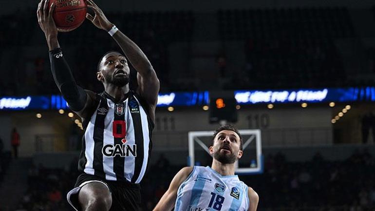 EuroCupta Türk derbisi Kartalın Türk Telekom - Beşiktaş GAİN maç sonucu 84-93