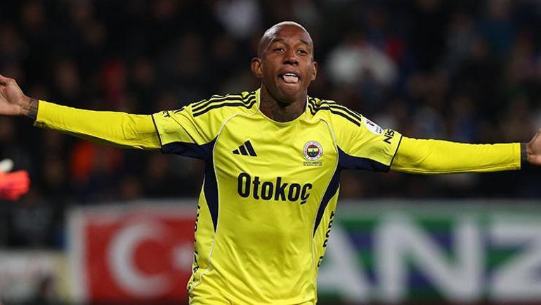 Fenerbahçenin yıldızı Anderson Talisca yine sahnede 2 dakikada ağları sarstı