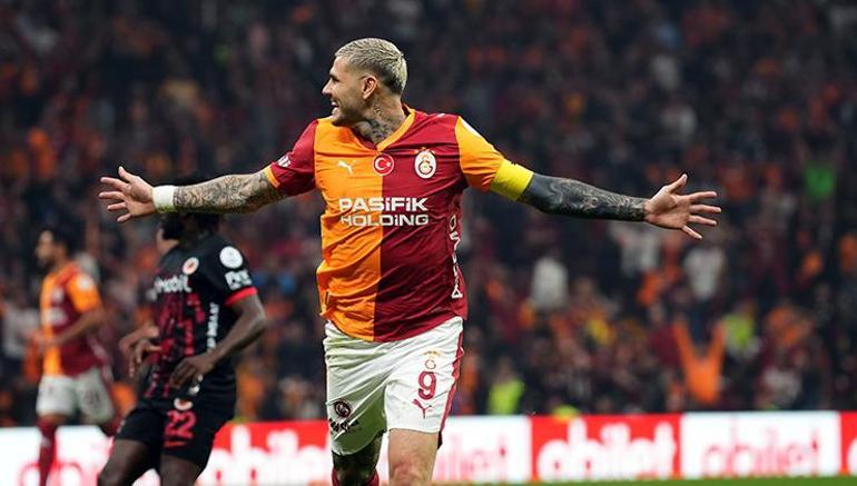 Galatasarayda Icardi sevinci 5 golü kaldı