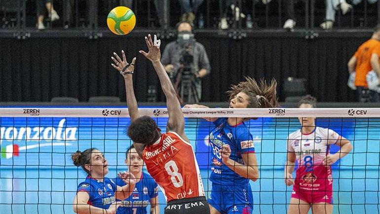 Eczacıbaşı evinde hata yapmadı Set vermeden kazandı | Eczacıbaşı - Zeleznicar maç sonucu: 3-0