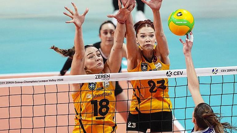 VakıfBank CEV Şampiyonlar Ligine galibiyetle başladı VakıfBank - Volero Le Cannet maç sonucu 3-0