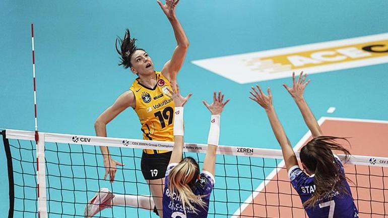 VakıfBank CEV Şampiyonlar Ligine galibiyetle başladı VakıfBank - Volero Le Cannet maç sonucu 3-0