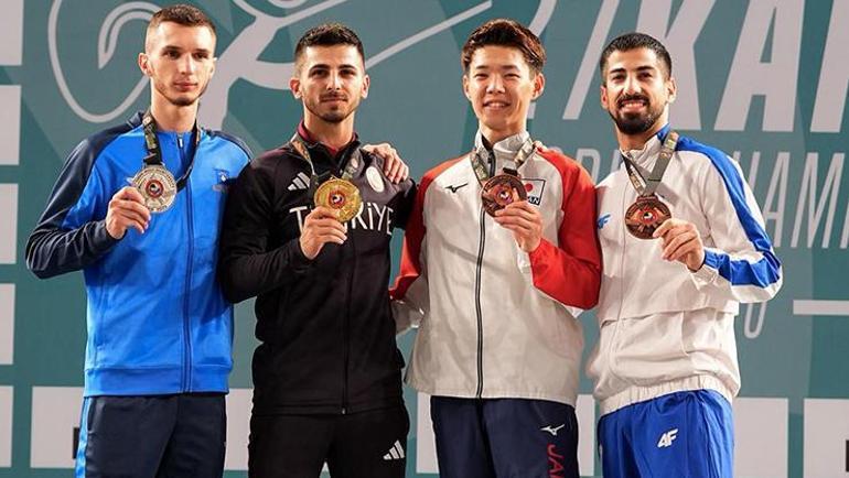 Milli karateci Eray Şamdan, dünya şampiyonu oldu